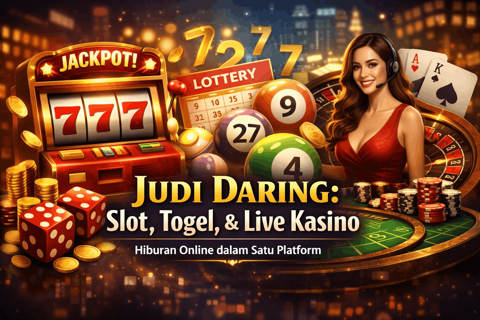 Mengenal Judi Daring: Slot, Togel, dan Live Kasino dalam Satu Platform